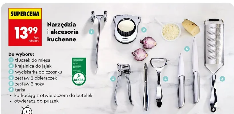 Narzędzia i akcesoria kuchenne promocja w Biedronka