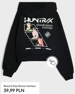 Bluza K-Pop Demon Hunters promocja w Sinsay