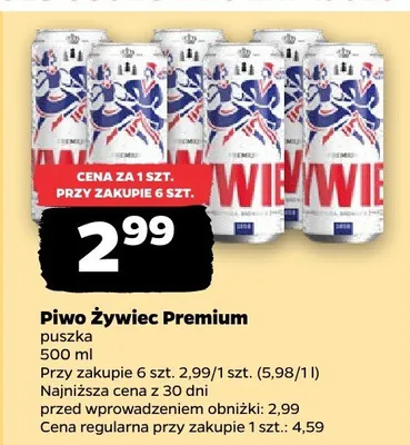Piwo Lech Premium promocja w Netto