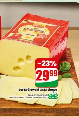 Ser Królewski OSM Sierpc promocja w Dino