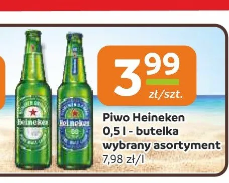 Piwo Heineken promocja w Społem Częstochowa