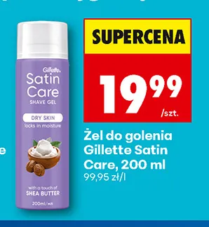 Żel do golenia Gillette Satin Care promocja w Biedronka