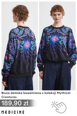 Bluza damska bawełniana Medicine z kolekcji Mythical Creatures promocja w Medicine