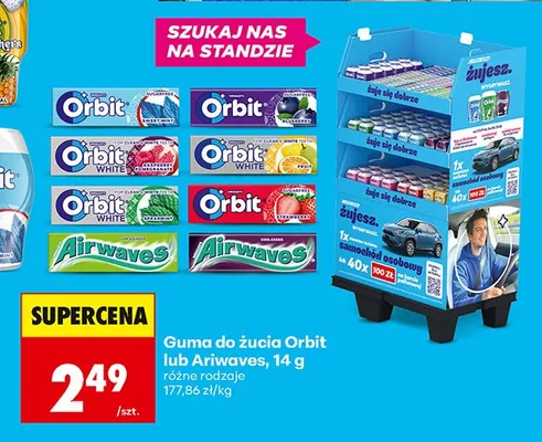 Guma do żucia Orbit White Spearmint promocja w Biedronka