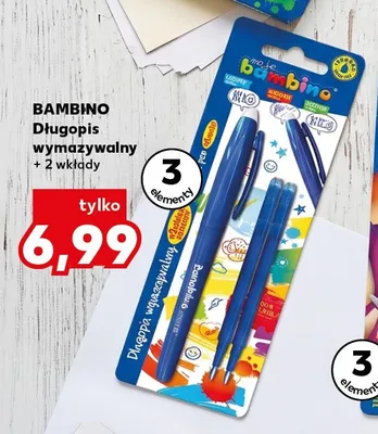Długopis wymazywalny Bambino promocja w Kaufland