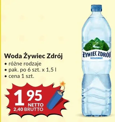 Woda Żywiec Zdrój promocja w Makro