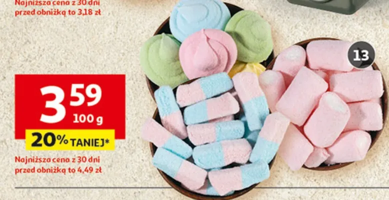 Pianki Marshmallows różne smaki promocja w Auchan