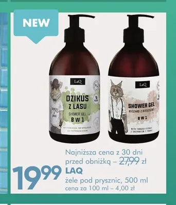 Żel pod prysznic LaQ Ryszard z Bieszczad promocja w Super-Pharm