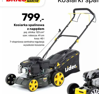 Kosiarka spalinowa z napędem promocja w Bricomarche