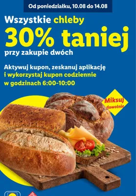 Chleby promocja w Lidl