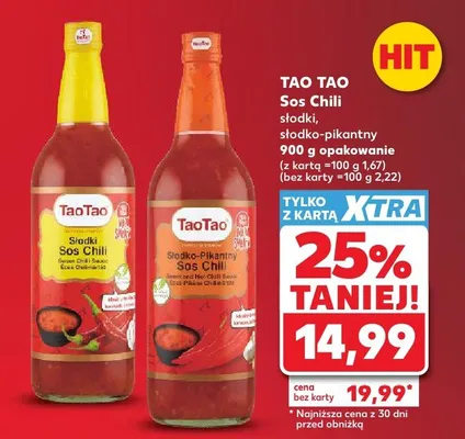 Sos Chili słodki, słodko-pikantny promocja w Kaufland