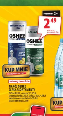 Napój Oshee Vitamin Boost Collagen Recovery promocja w Arhelan