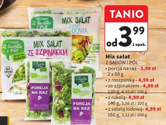 Mix sałat z sadów i pól Intermarche promocja w Intermarche