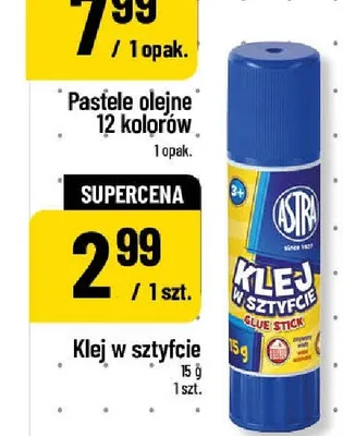 Klej w sztyfcie Astra promocja w POLOmarket