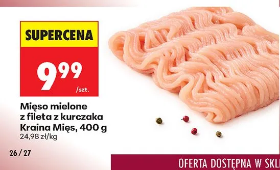Mięso mielone z fileta z kurczaka promocja w Biedronka