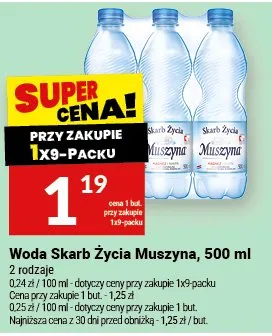 Woda Skarb Życia Muszyna promocja w Twój Market