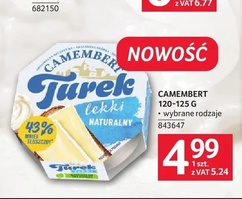 Ser Camembert Turek promocja w Selgros