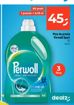 Płyn do prania Perwoll Sport promocja w Dealz