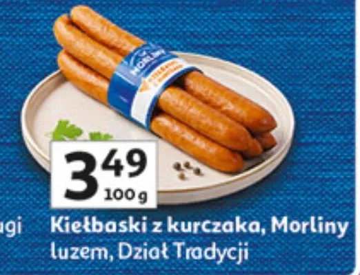 Kiełbaski z kurczaka luzem dział tradycji promocja w Auchan