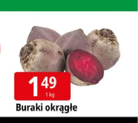 Buraki okrągłe promocja w Leclerc