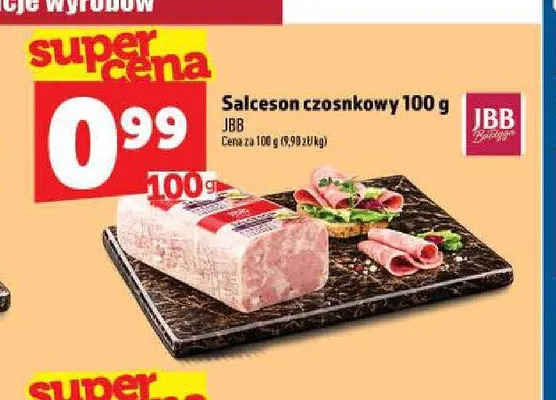Salceson czosnkowy promocja w TOPAZ