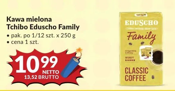 Kawa mielona Tchibo Eduscho Family promocja w Makro