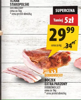 Boczek extra parzony Dobrowolscy promocja w Arhelan