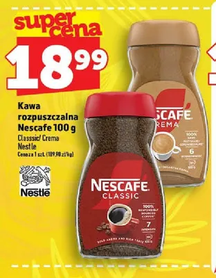 Kawa rozpuszczalna Nescafe Classic promocja w TOPAZ
