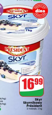 Skyr Skyrnikowy Président promocja w Dino