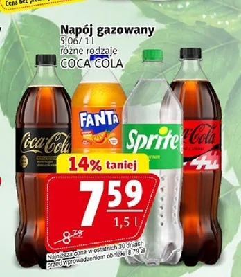Napój gazowany Coca-Cola Zero Sugar promocja w Prim Market