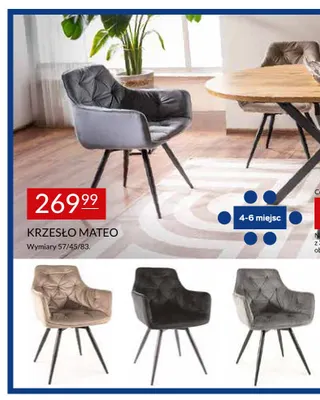 Krzesło Mateo promocja w Abra Meble