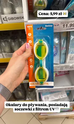 Okulary do pływania Bestway Aqua Burst Essential promocja w Dino