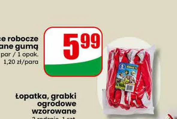 Rękawice robocze powlekane gumą promocja w Dino