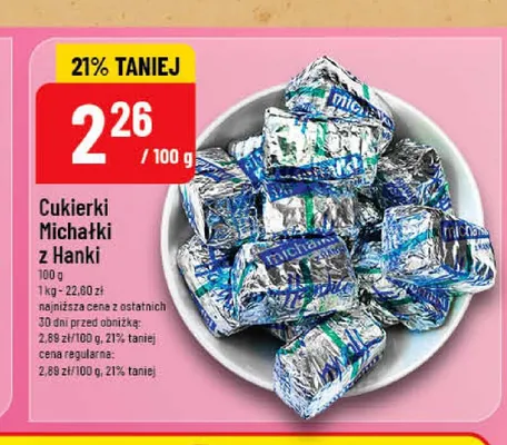Cukierki Michałki z Hanki promocja w POLOmarket