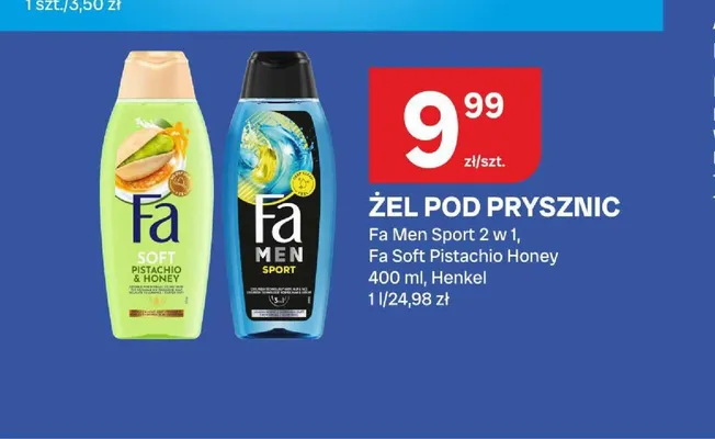 Żel pod prysznic Fa Soft Pistachio Honey promocja w Chorten