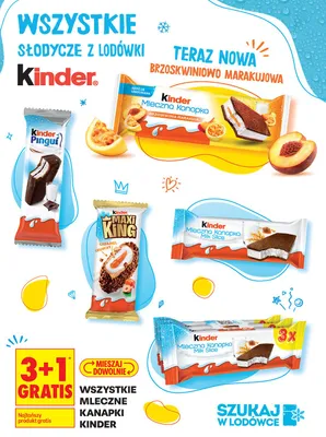 Mleczna Kanapka Kinder promocja w Biedronka