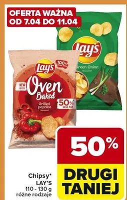 Chipsy, różne rodzaje promocja w Carrefour Express