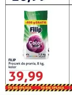 Proszek do prania Filip Color promocja w Blue Stop