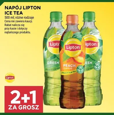 Napój Lipton Ice Tea promocja w Stokrotka