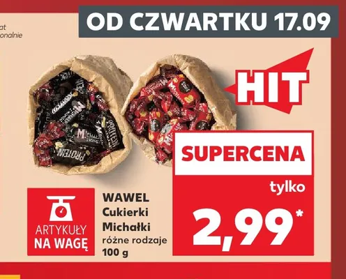 Cukierki Michałki Wawel promocja w Kaufland