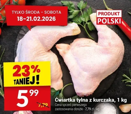 Ćwiartka tylna z kurczaka promocja w Twój Market