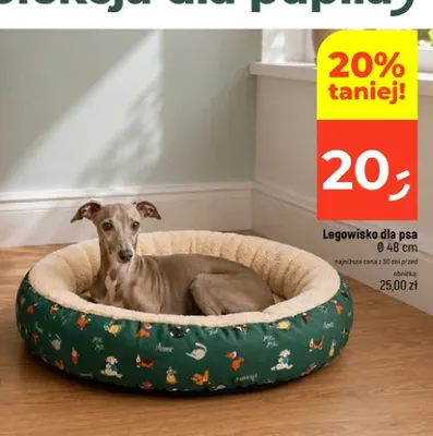 Legowisko dla psa Ø48 cm promocja w Dealz