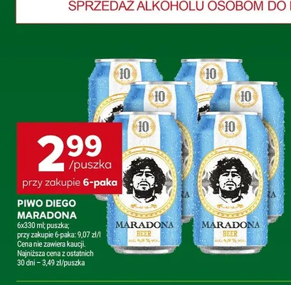 Piwo Diego Maradona promocja w Stokrotka