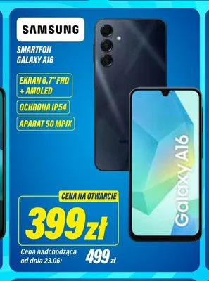 Smartfon Samsung Galaxy A16 promocja w RTV EURO AGD