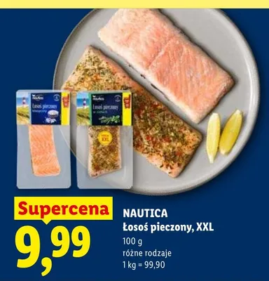 Łosoś pieczony Nautica XXL promocja w Lidl