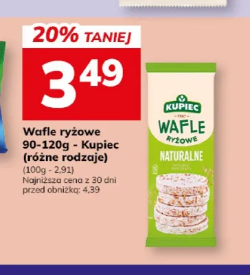 Wafle ryżowe Kupiec naturalne promocja w Hitpol