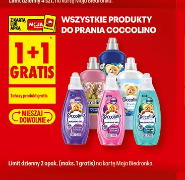 Produkty do prania Coccolino promocja w Biedronka