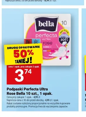 Podpaski Bella Perfecta Ultra Rose promocja w Twój Market
