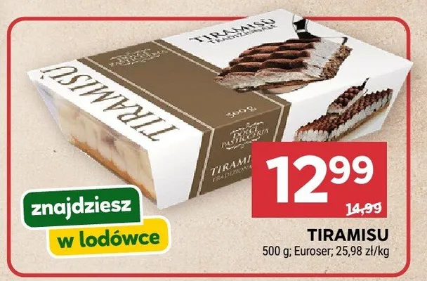 Tiramisu Euroser promocja w Stokrotka