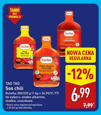 Sos chili słodki Tao promocja w Aldi